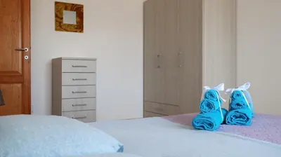 Letto o letti in una camera di Baia