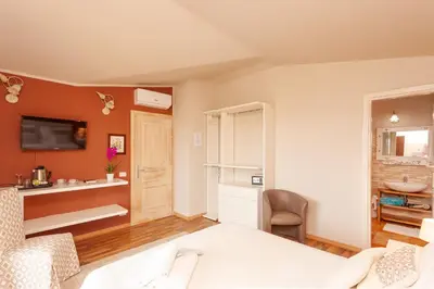 Letto o letti in una camera di Domus Francy