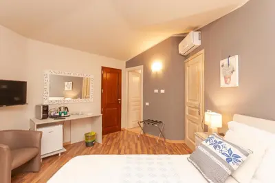 Letto o letti in una camera di Domus Francy