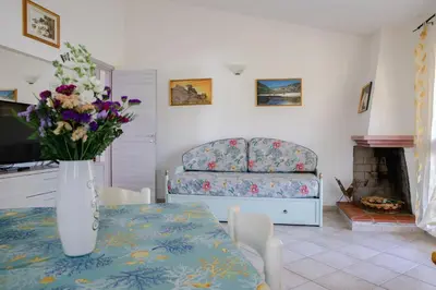 Area soggiorno di Appartamenti Costa - BUDONI SWEET HOME