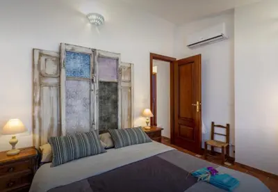 Letto o letti in una camera di Casa del Mare