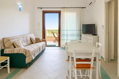 TV o dispositivi per l'intrattenimento presso Wind Rose -Group Beach House near the Sea