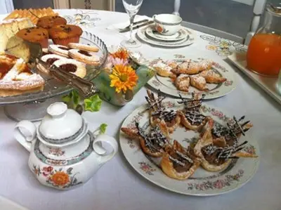 Cibo presso il bed & breakfast o nelle vicinanze