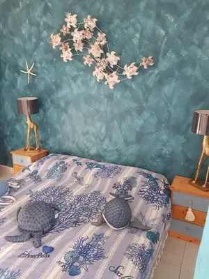 Letto o letti in una camera di Villa Panamàr