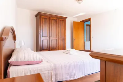 Letto o letti in una camera di Casa Ombrina