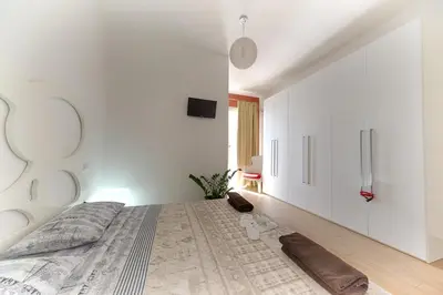 Letto o letti in una camera di B&B Ebo