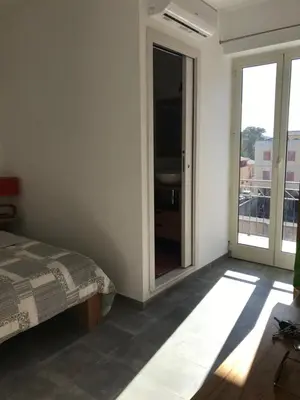 Letto o letti in una camera di B&B Ebo