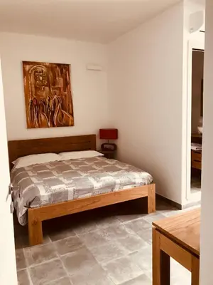 Letto o letti in una camera di B&B Ebo