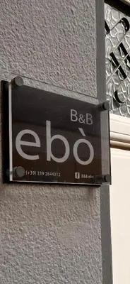 Certificato, attestato, insegna o altro documento esposto da B&B Ebo