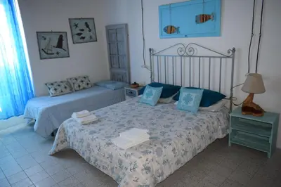 Letto o letti in una camera di Sa Domitta di Suiles