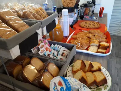 Cibo presso il bed & breakfast o nelle vicinanze