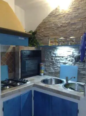 Cucina o angolo cottura di Casa Gianni Cala Gonone Mare