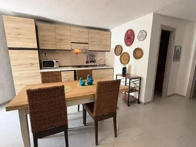 Cucina o angolo cottura di Casa Murales