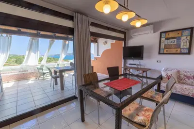 Area soggiorno di Costa Smeralda Holiday Apartments