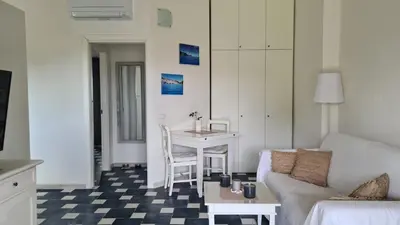 Area soggiorno di Villa vista pineta - 90 mt dalla spiaggia