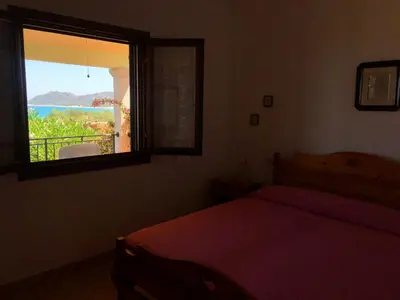 Letto o letti in una camera di Villa Grazia