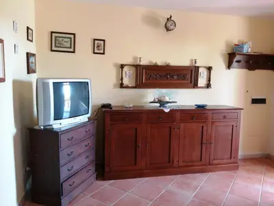TV o dispositivi per l'intrattenimento presso Villa Su Trechesu