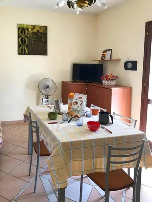 TV o dispositivi per l'intrattenimento presso Casa Carola Quadrilocale 4 posti letto