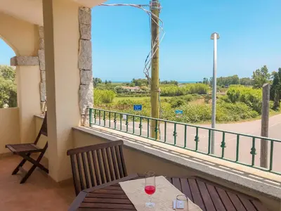 Balcone o terrazza di Appartamento vista mare Coghe Fae - Ammentos Posada
