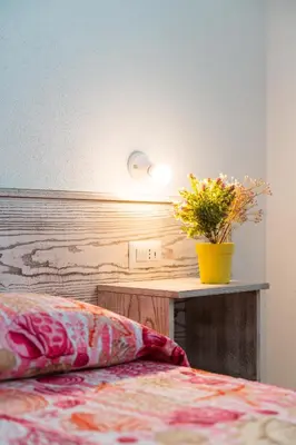 Letto o letti in una camera di Agriturismo b&b Mares e Montes de Marrante