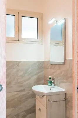 Bagno di Agriturismo b&b Mares e Montes de Marrante