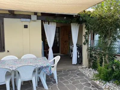 Patio o area all'aperto di Splendida Villetta San Teodoro
