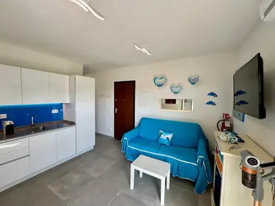 Cucina o angolo cottura di Appartamenti delfini terza spiaggia