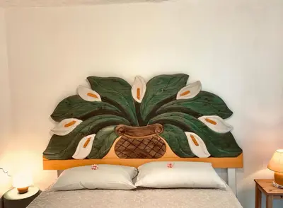 Letto o letti in una camera di Pinelopi Room