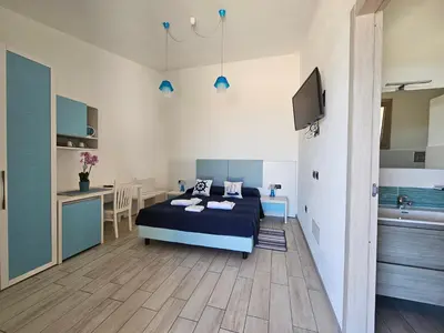 Letto o letti in una camera di Hotel Pranos Turismo Rurale Cala Gonone
