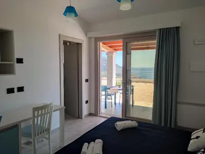 Letto o letti in una camera di Hotel Pranos Turismo Rurale Cala Gonone