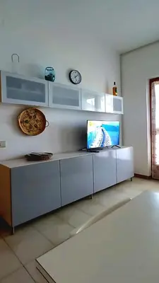 TV o dispositivi per l'intrattenimento presso Casa di Marco Independent apartment with spectacular view