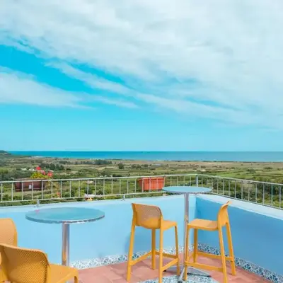 panoramic LOFT Fora e ' Muros with sea view common terrace