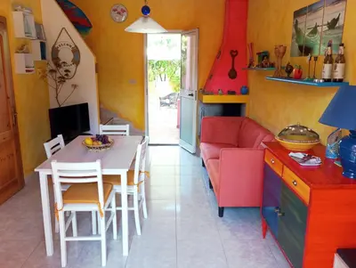 Area soggiorno di Casa vacanze Wally a Posada, Sardegna