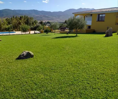 Vista generica sulle montagne o vista sulle montagne dall'interno della casa vacanze