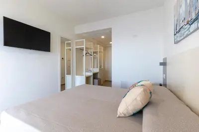 TV o dispositivi per l'intrattenimento presso Hotel Caramare
