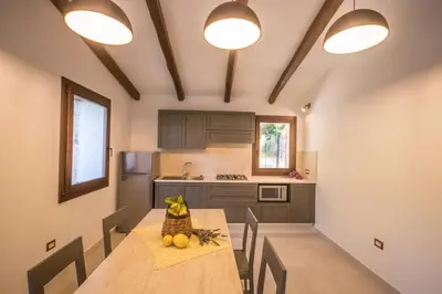 Cucina o angolo cottura di Ginepro (Villa Capelvenere)