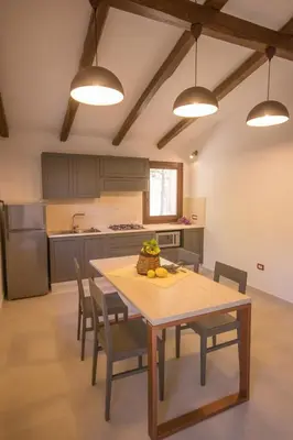 Cucina o angolo cottura di Ginepro (Villa Capelvenere)