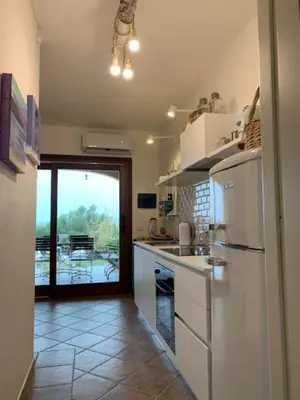 Cucina o angolo cottura di Casa Adelaide, oasi di pace con vista mare