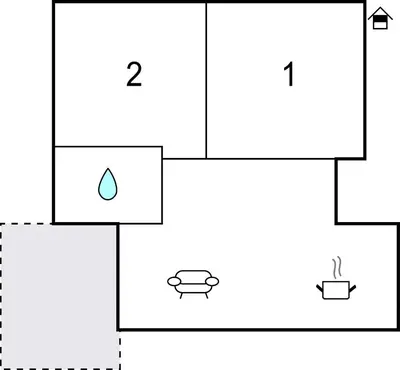 Planimetria di Casa Camilla 2