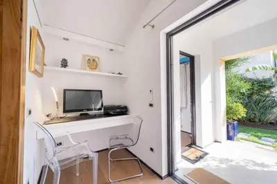 TV o dispositivi per l'intrattenimento presso Villa Puntaldia