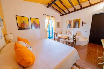 Letto o letti in una camera di Su Gologone Experience Hotel