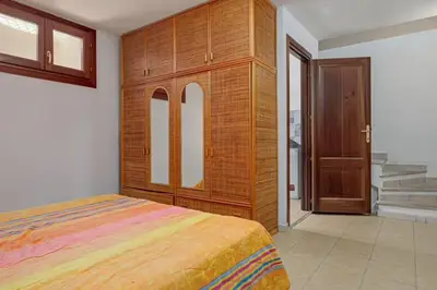 Letto o letti in una camera di Villetta Lutturai