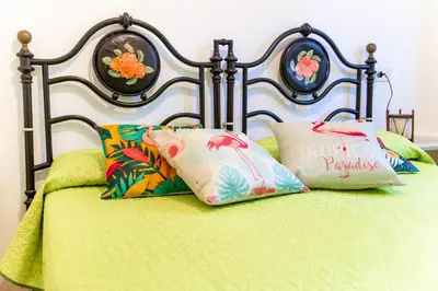 Letto o letti in una camera di Nido Lungomare, e sei in spiaggia...