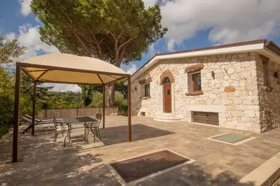 Patio o area all'aperto di Corbezzolo (Villa Capelvenere)