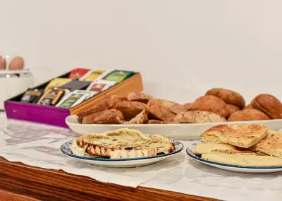Cibo presso il bed & breakfast o nelle vicinanze