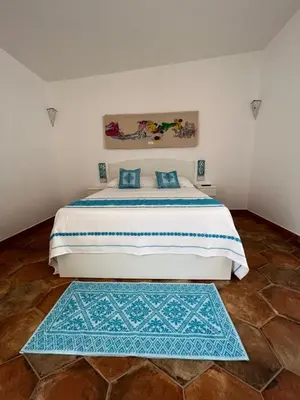 Letto o letti in una camera di Tenute Efis