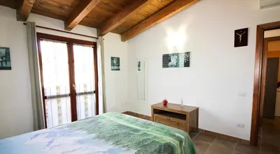 Letto o letti in una camera di Villa Katy
