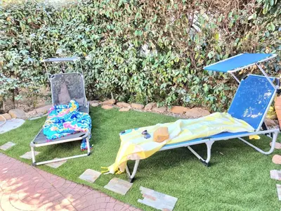 Giardino di *Appartamento con ampia Veranda vicino al mare *