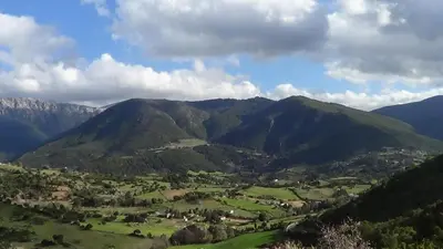 Paesaggio naturale nelle vicinanze dell'affittacamere