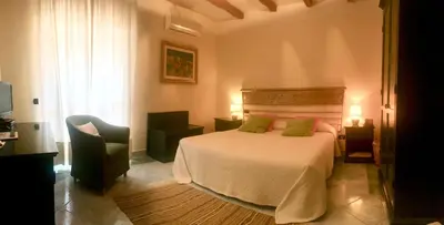 Letto o letti in una camera di Hotel Su Lithu
